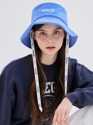 Paradise Terry Bucket Hat_Blue - macni - Modalova