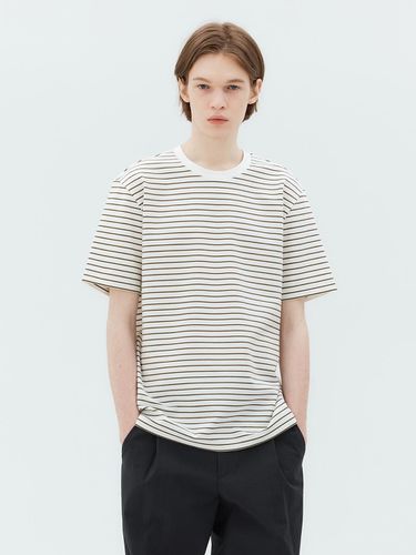 Stripe T-shirt - MIND BRIDGE MEN - Modalova