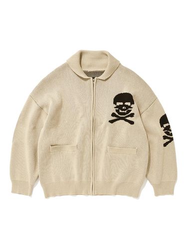 Skull Cowichan Sweater_Beige - SUADE - Modalova