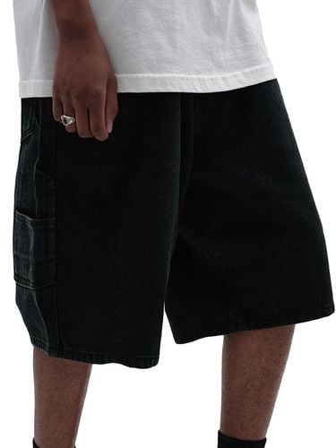 Carpenter Denim Shorts_Black - SUADE - Modalova