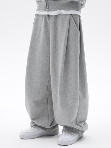 Two Tuck Long Pants_Gray - SUADE - Modalova