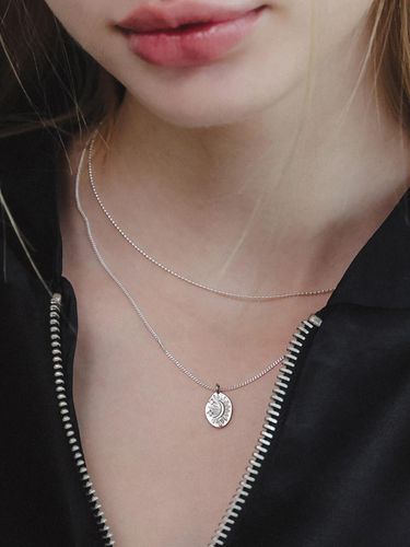 Moonsun Pendant Silver Necklace - J.Lauren - Modalova