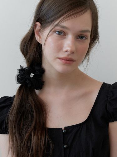 Bella Lace Scrunchie_Black - KINDABABY - Modalova