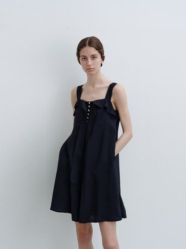 Ribbon Tie Sleeveless Flare Mini Dress () - a.t.corner - Modalova