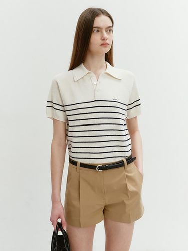 Essential Chino Shorts_Beige - Dunst for WOMEN - Modalova