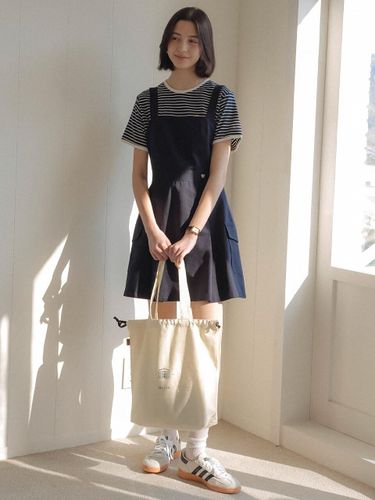 Side Pocket Sleeveless Dress_Navy - TILLIDIE - Modalova