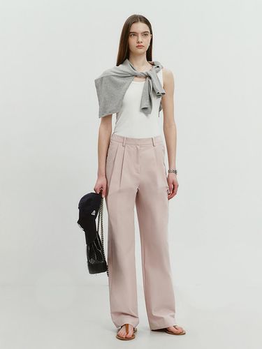 Summer Semi Wide Slacks_Soft Pink - Dunst for WOMEN - Modalova