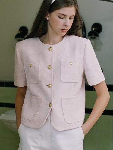 Jane Tweed Half Sleeve Jacket - NONLOCAL - Modalova