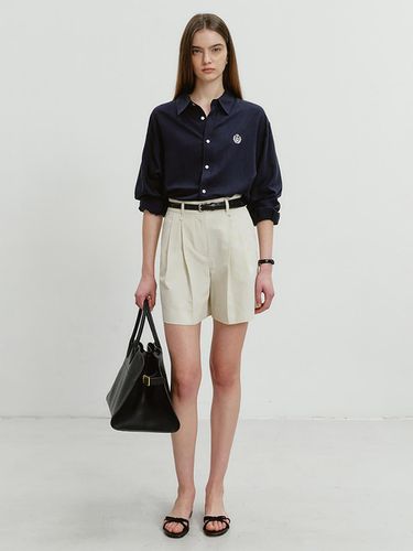 Cotton Linen Shorts - Dunst for WOMEN - Modalova