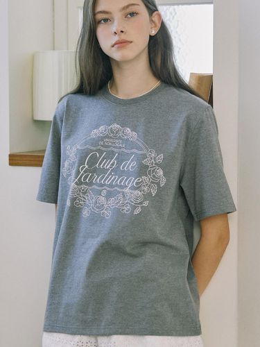 Rosy Garden Print T-shirt - NONLOCAL - Modalova