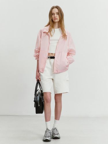 Boyfriend Carpenter Denim Shorts_Off White - Dunst for WOMEN - Modalova