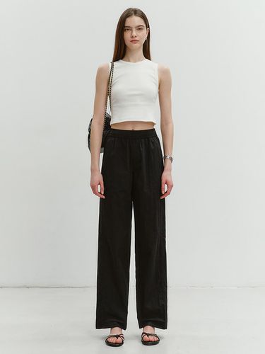 Relaxed Banding Pants_Black - Dunst for WOMEN - Modalova