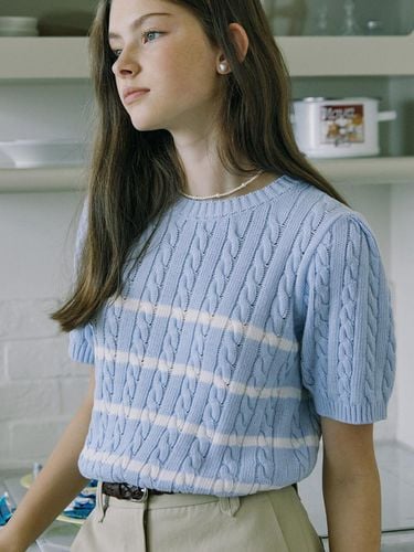 Marina Stripe Knit - Blue - NONLOCAL - Modalova