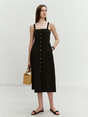 Square Neck Sleeveless Dress_Black - Dunst for WOMEN - Modalova