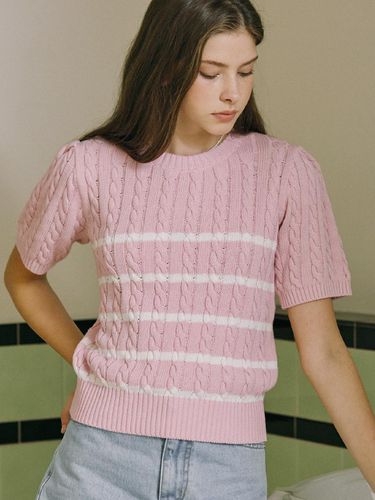 Marina Stripe Knit - Pink - NONLOCAL - Modalova