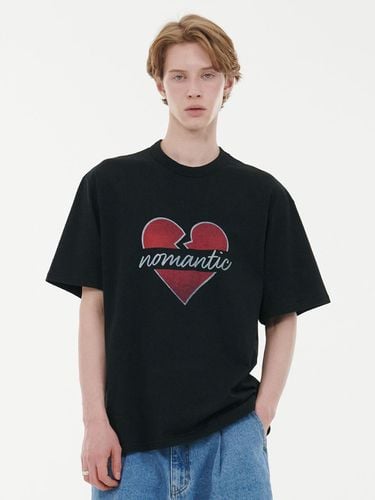 Nomantic Original Logo Vintage Print T-shirt_Black - beyondcloset - Modalova