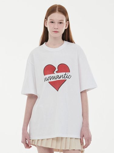 Nomantic Original Logo Vintage Print T-shirt_White - beyondcloset - Modalova