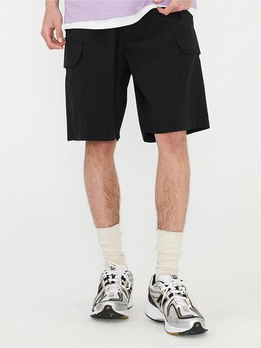 Cargo Banding Short Pants_Black - HIS HAZZYS - Modalova