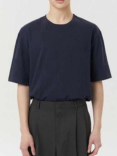 Silket Cotton T-shirt_Navy - lunt - Modalova