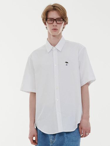 New Parisienne Emblem Classic Oxford Shirt_White - beyondcloset - Modalova