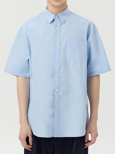 Cotton Half Shirt_Blue - lunt - Modalova