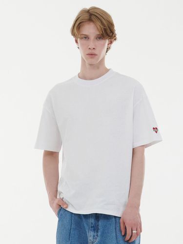 Nomantic Small Logo Basic T-shirt_White - beyondcloset - Modalova