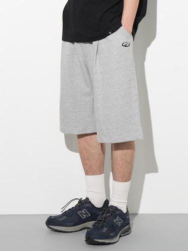 Logo Bermuda Sweatpants_Gray - CAMELWORK - Modalova