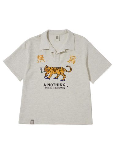 MU-WI Pin-Knit Short Sleeves Polo T-Shirt - A NOTHING - Modalova