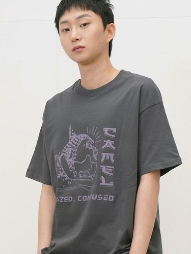 Dazed Buddha T-shirt_Charcoal - CAMELWORK - Modalova