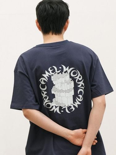 Around Rock T-shirt_Navy - CAMELWORK - Modalova