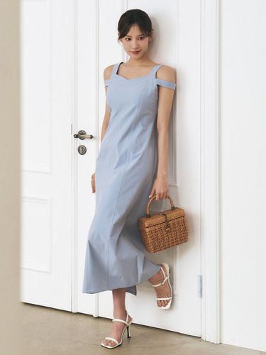 Off-Shoulder One-piece _ Blue Grey - ARTID - Modalova