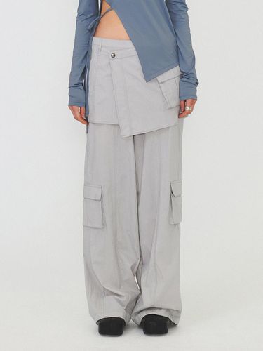 Cargo Wrap Pants_Grey - DIAGONAL - Modalova