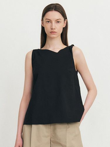 Unbalance Twist Sleeveless Top _ Black - ARTID - Modalova