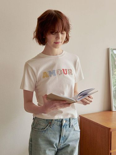 Amour Applique T-Shirts_O.White - EYEYE - Modalova