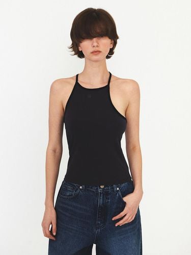 Unbalanced Sleeveless Top_Dark Grey - DIAGONAL - Modalova