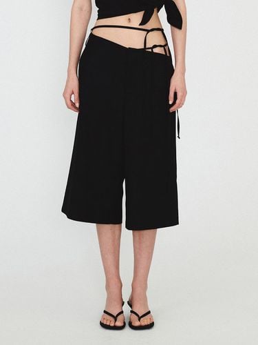 Diagonal Waist Trousers_Black - DIAGONAL - Modalova