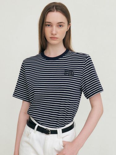 Chain Embroidery Stripe T-shirt _ - ARTID - Modalova