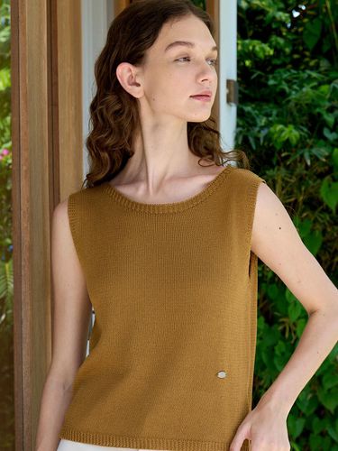 Fishermen Sleeveless Knit Top - VOIEBIT for WOMEN - Modalova