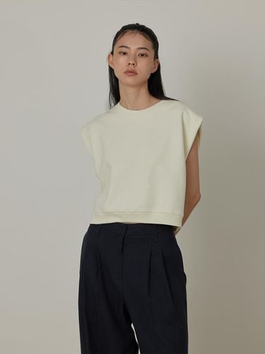 Minimal Cotton Jersey Sleeveless_Sweatshirt - Q’SRB - Modalova