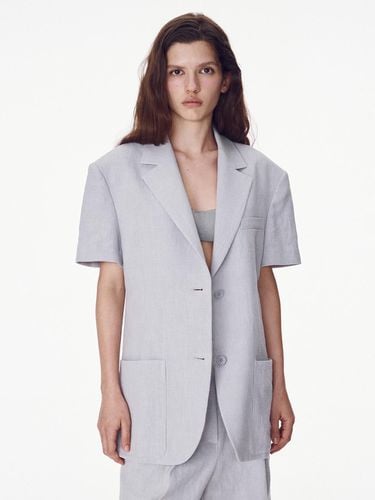 Half Sleeve Single Jacket_Grey - MAISONMARAIS - Modalova