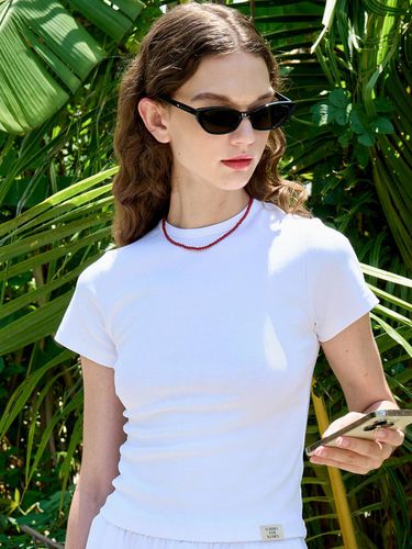 Basic Mini T-shirt_White - VOIEBIT for WOMEN - Modalova