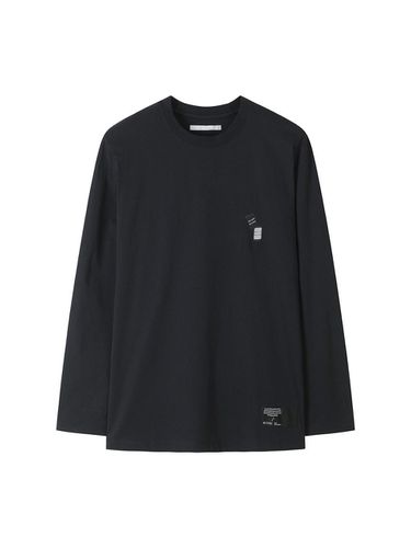 Label patched long-sleeve T-shirt _ - RE;CODE - Modalova