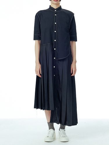 Shirts Detail Pleats Long Dress _ - RE;CODE - Modalova