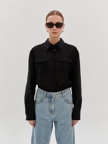 Front Pocket Shirt - Black - MIMEME - Modalova