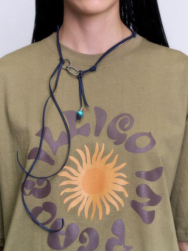 Circle Denim Necklace_Blue - ILLIGO - Modalova