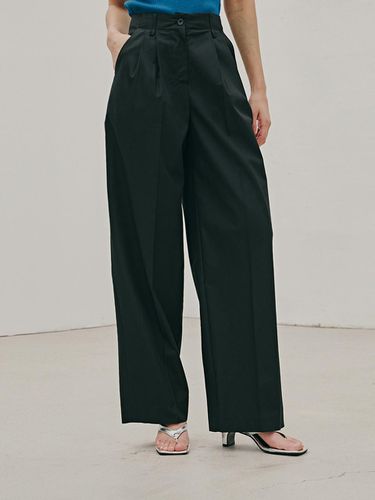 Lyocell Two-Tuck Cotton Baggy Pants () - ODER - Modalova