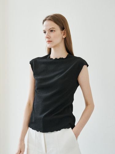 Essential Pleated T-shirt - Black - MEZARR DE VON - Modalova