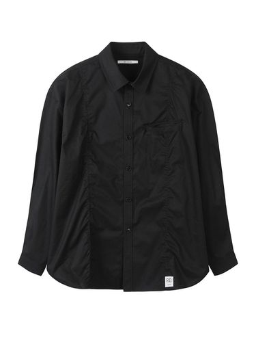 Puckering Oversized Shirt _ Black - RE;CODE - Modalova