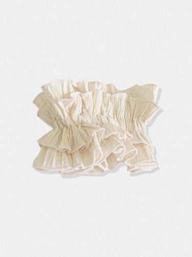 Empory Pleats Hairband Scrunchie - LUNALUZ STUDIO - Modalova