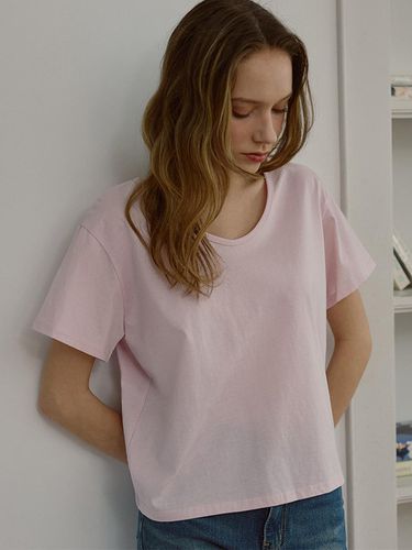 Silket Cotton T-shirt [Pink] - DEHEVE - Modalova